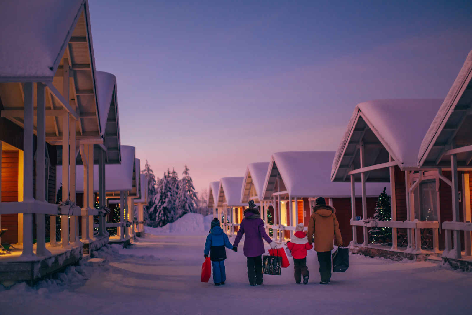 Village du Père Noël à Rovaniemi, Laponie, Finlande