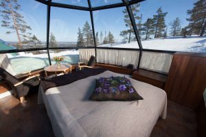 Igloo de verre supérieur, Igloos de Levi, Levi, Laponie
