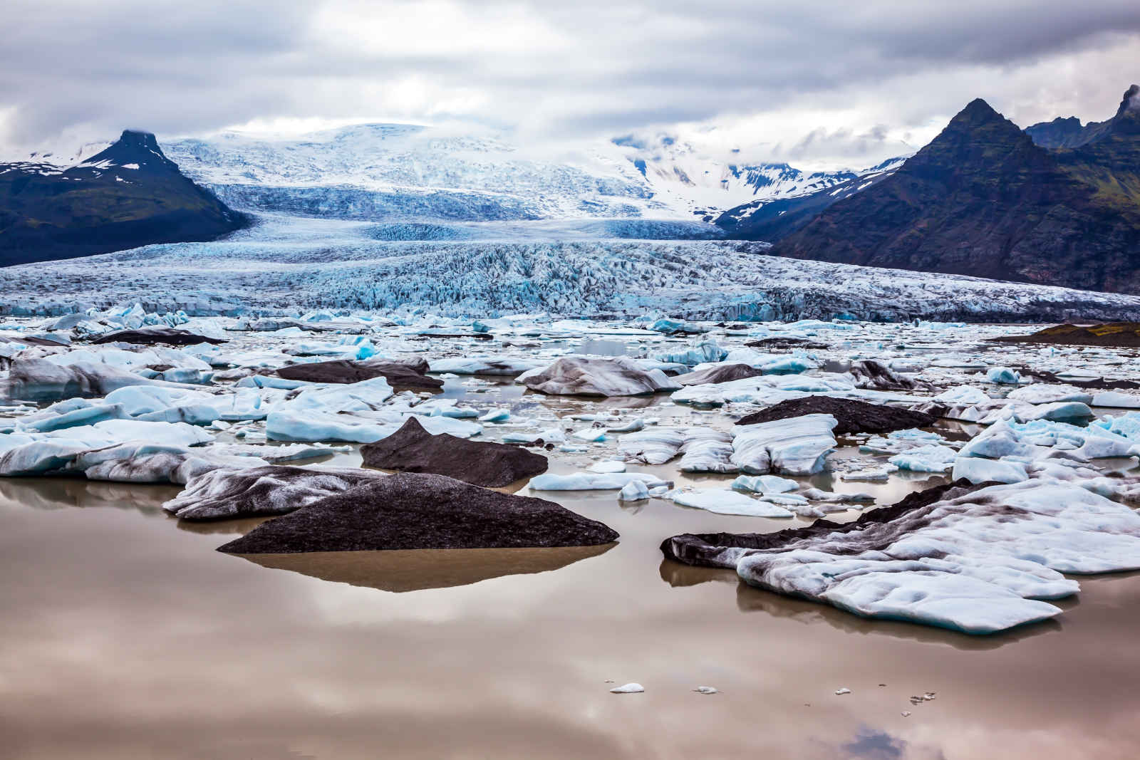 Glacier Vatnajokull, Islande