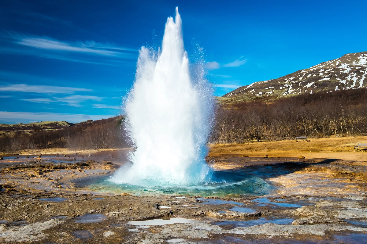 Geyser Strokkur, Geysir, Cercle d'or, Islande