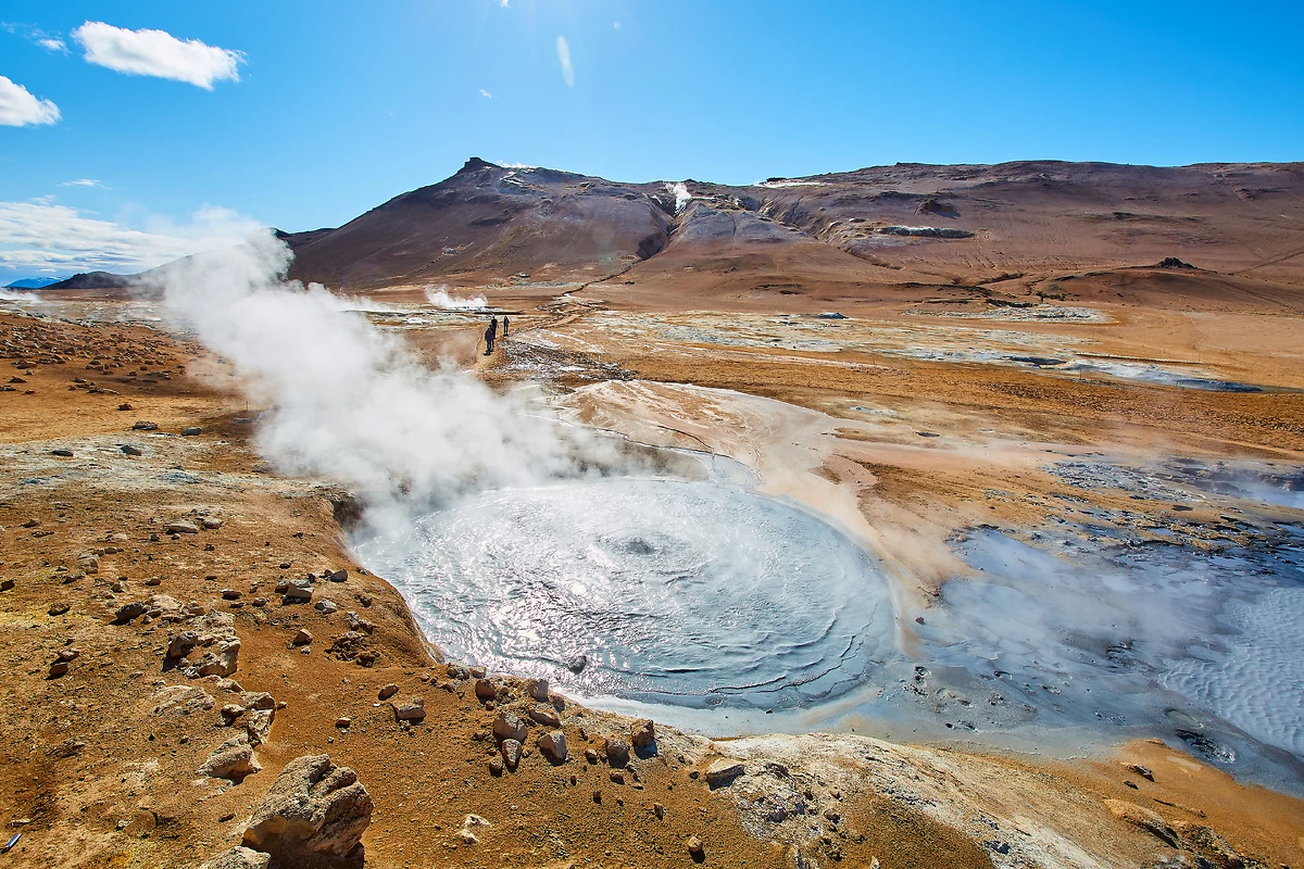 Námafjall, lac Mývatn, Islande