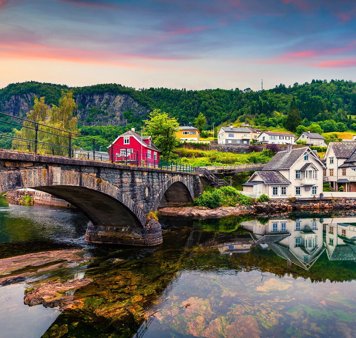 Norheimsund, Hardangerfjord, Norvège