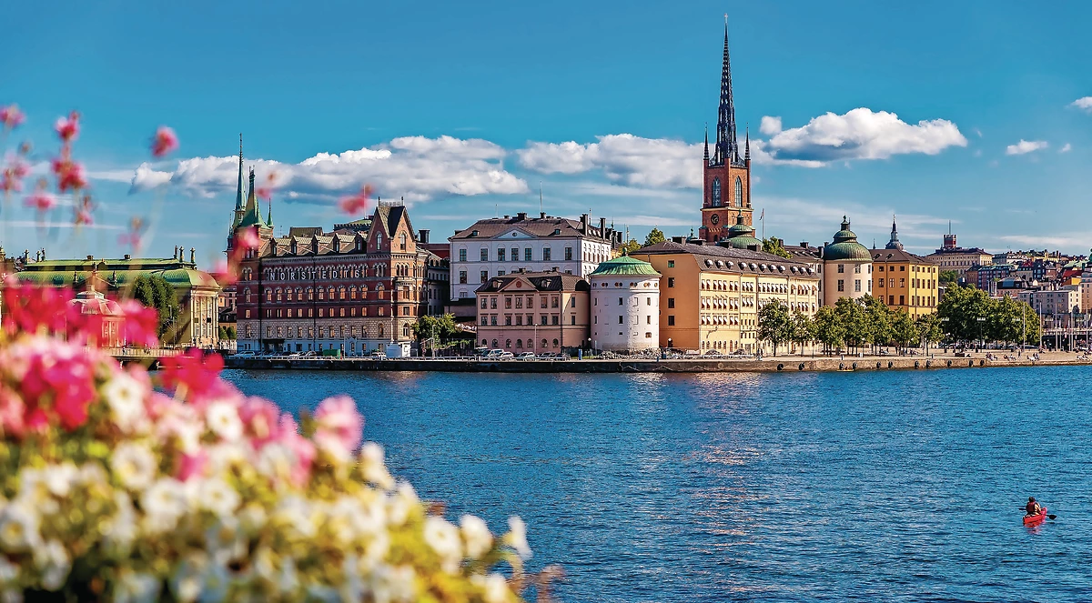 Vue sur Gamla Stan, la vieille ville de Stockholm