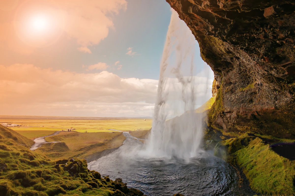 La magnifique cascade Skogafoss, Skogar, Islande